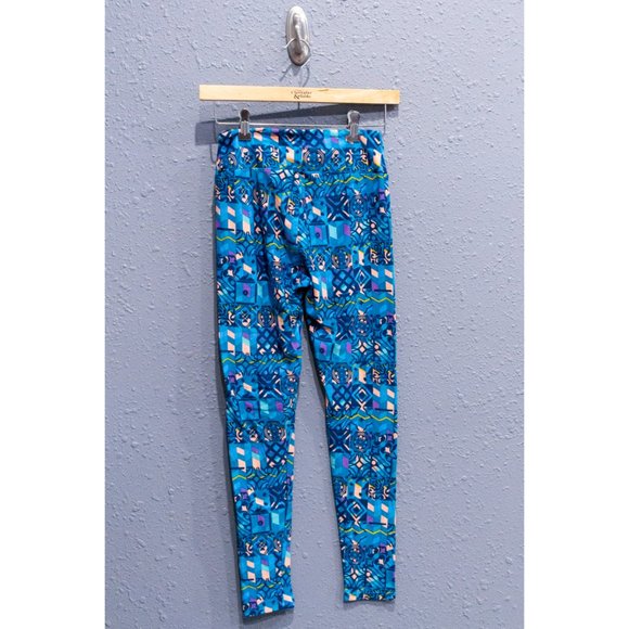 NWOT LuLaRoe Blues Graphic Leggings One Size (OS) - Picture 2 of 4